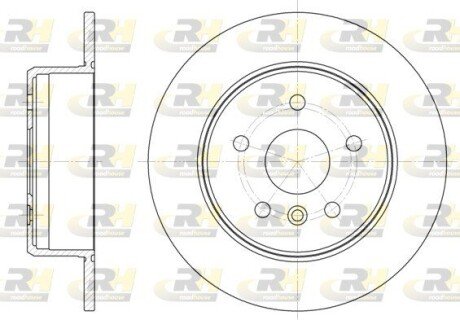 Гальмівний диск RH ROADHOUSE 6914.00