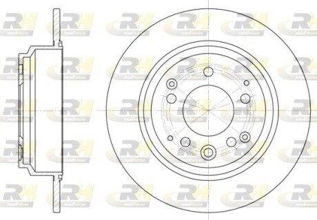 Гальмівний диск RH ROADHOUSE 6922.00