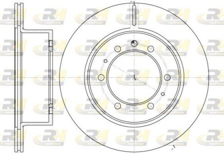 Гальмівний диск RH ROADHOUSE 6926.10