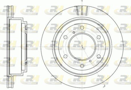 Гальмівний диск RH ROADHOUSE 6955.10