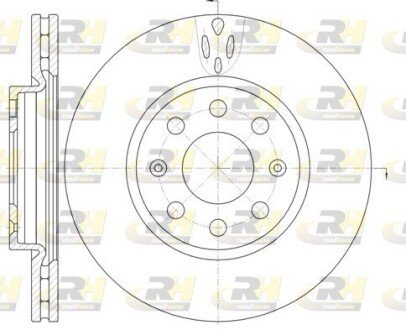 Гальмівний диск RH ROADHOUSE 6981.10
