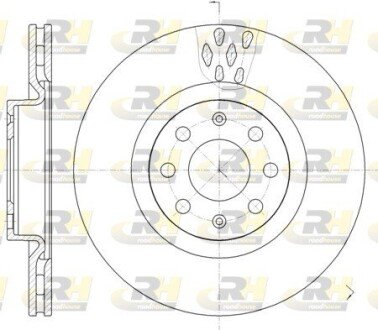 Гальмівний диск RH ROADHOUSE 6982.10