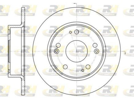 Гальмівний диск RH ROADHOUSE 6984.00