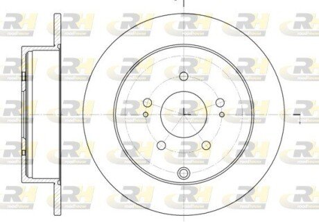 Гальмівний диск RH ROADHOUSE 6997.00 (фото 1)