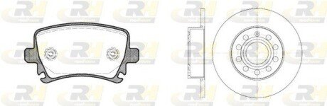 Гальмівний комплект RH ROADHOUSE 81031.01