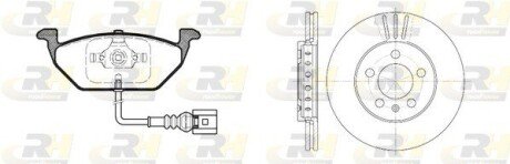 Гальмівний комплект RH ROADHOUSE 8633.10