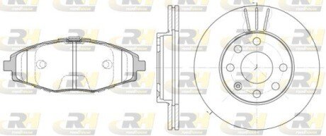 Гальмівний комплект RH LANOS KIT ROADHOUSE 8696.01