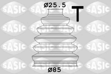 Комплект пильовика приводного вала SASIC 1904029