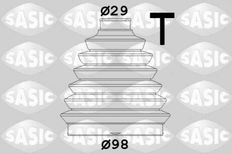 Комплект пильовика приводного вала SASIC 2933983