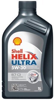 Олива моторна Helix Ultra ECT С3 5W-30 SN/CF (Каністра 1л) SHELL 550049781