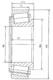 A_Підшипник 60X110X22 "NTN NTN SNR SNR NTN 30212A