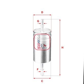 Фільтр паливний SOFIMA S 1842 B