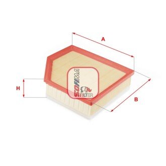 Фільтр повітряний SOFIMA S 3686 A (фото 1)