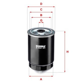 Фільтр паливний SOFIMA S 4441 NR