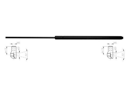 Амортизатор багажника S STARLINE 38.40.800