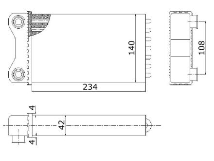 Радіатор опалення A AIA 6223 STARLINE AIA6223