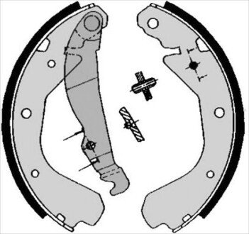 Гальмівні колодки барабанні S STARLINE BC 04640