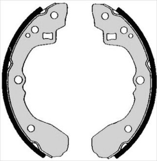 Гальмівні колодки барабанні S STARLINE BC 04840