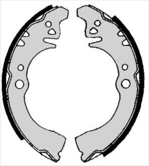 Гальмівні колодки барабанні S STARLINE BC 05640