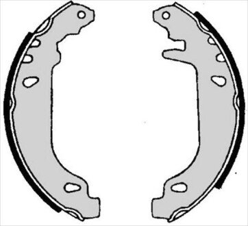Гальмівні колодки барабанні S STARLINE BC 06020