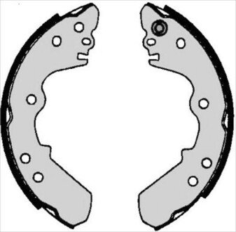 Гальмівні колодки барабанні S STARLINE BC 06340