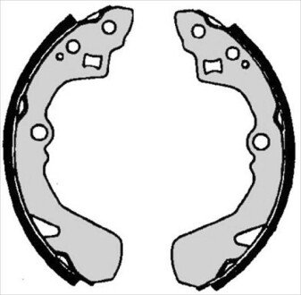 Гальмівні колодки барабанні S STARLINE BC 06430