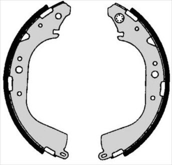 Гальмівні колодки барабанні S STARLINE BC 06710