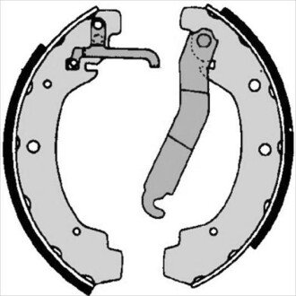 Гальмівні колодки барабанні S STARLINE BC 06740