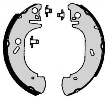 Гальмівні колодки барабанні S STARLINE BC 06750
