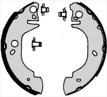 Гальмівні колодки барабанні S STARLINE BC 06760