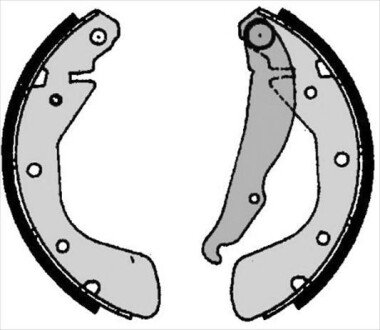 Гальмівні колодки барабанні S BC 06800 STARLINE BC06800
