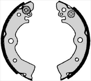 Гальмівні колодки барабанні S STARLINE BC 07030