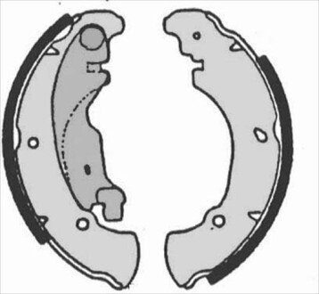 Гальмівні колодки барабанні S STARLINE BC 07160