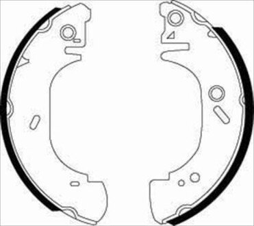 Гальмівні колодки барабанні S STARLINE BC 07410