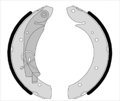Гальмівні колодки барабанні S STARLINE BC 07420