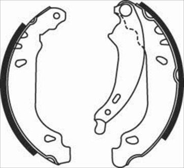 Гальмівні колодки барабанні S STARLINE BC 07490