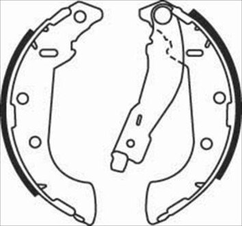 Гальмівні колодки барабанні S STARLINE BC 07500