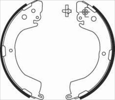 Гальмівні колодки барабанні S STARLINE BC 07620