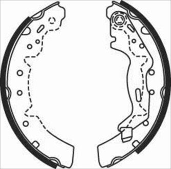 Гальмівні колодки барабанні S STARLINE BC 07670