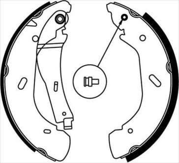 Гальмівні колодки барабанні S STARLINE BC 07790