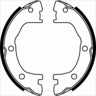 Гальмівні колодки барабанні S STARLINE BC 07800