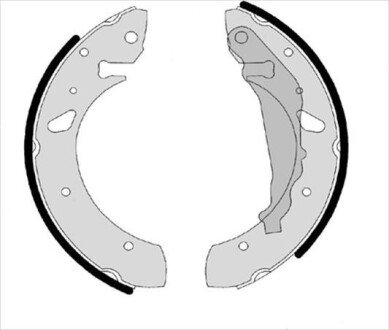 Гальмівні колодки барабанні S STARLINE BC 07850