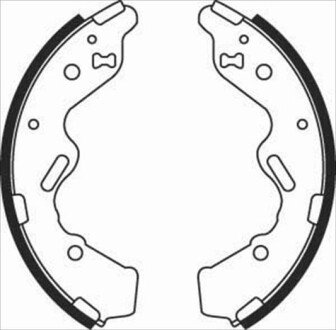 Гальмівні колодки барабанні S STARLINE BC 08050
