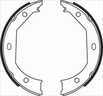 Гальмівні колодки барабанні S STARLINE BC 08090