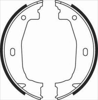 Гальмівні колодки барабанні S STARLINE BC 08100