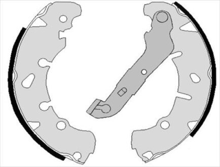 Гальмівні колодки барабанні S STARLINE BC 08170