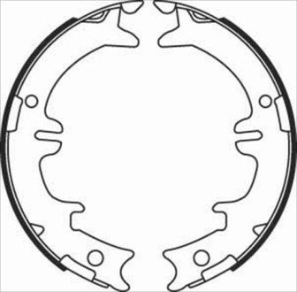 Гальмівні колодки барабанні S STARLINE BC 08340