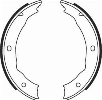 Гальмівні колодки барабанні S STARLINE BC 08400