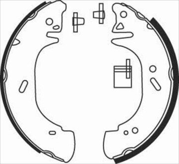 Гальмівні колодки барабанні S STARLINE BC 08440
