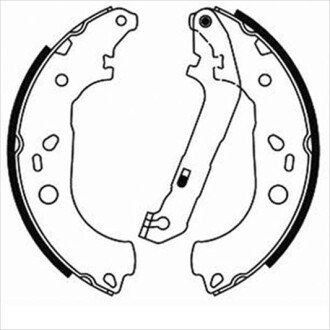 Гальмівні колодки барабанні S STARLINE BC 08600